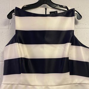 ASOS Dresses - ASOS bonded black and white stripe mini dress ASOS Dresses - ASOS bonded black and white stripe mini dress